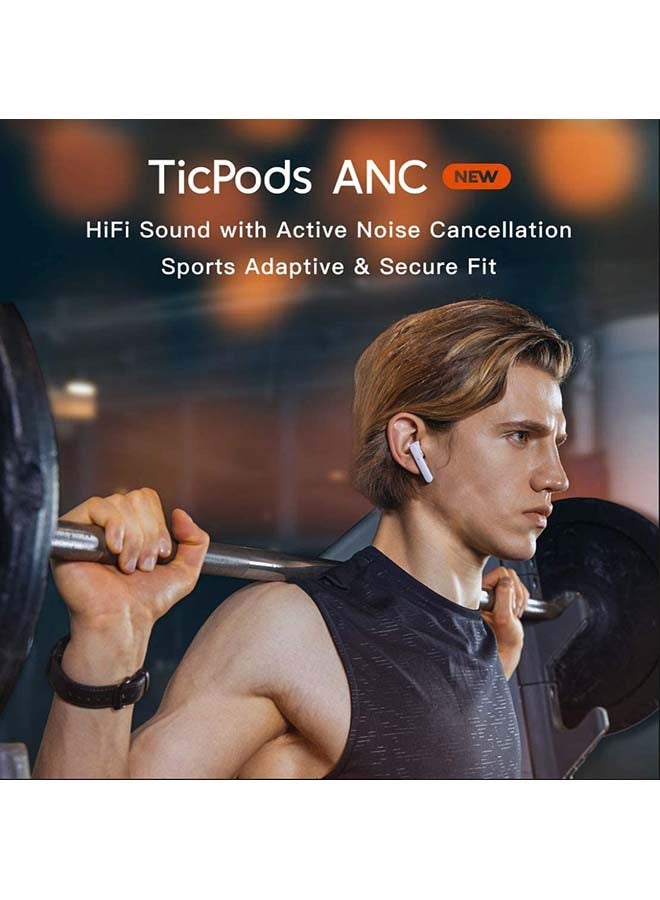 mobvoi - TicPods ANC Active Noise Cancellation True Wireless Earbuds white - Image 1