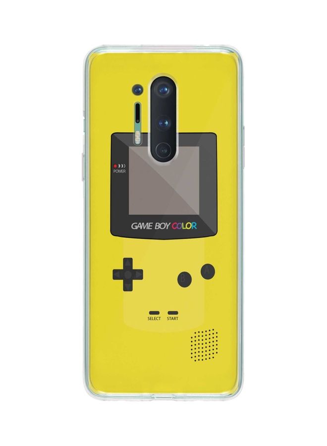 ستايلايزد غطاء حماية من سلسلة كلاسيك بطبعة جهاز الألعاب جيم بوي بلون أصفر لهاتف ون بلس 8 برو أصفر/أسود - Image 1