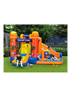 Treasure Island Bouncy Castles Slides 340 X 330 X 195cm