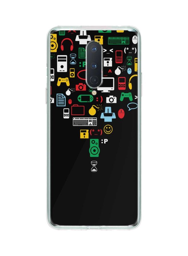 Stylizedd Convergence Classic Case Cover For Oneplus 8 Black - Image 1
