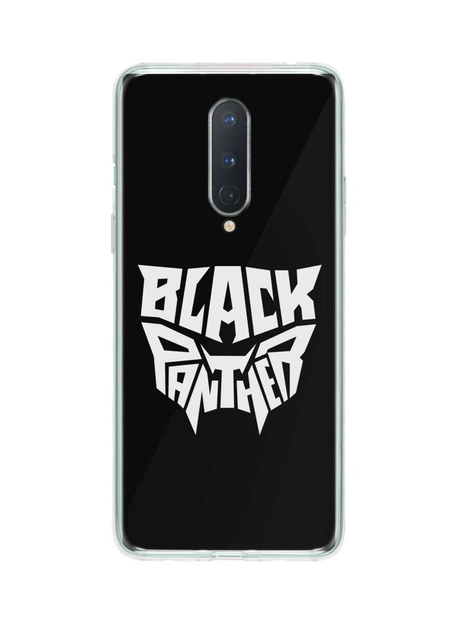 ستايلايزد Classic Panther Printed Case Cover For OnePlus 8 Black - Image 1