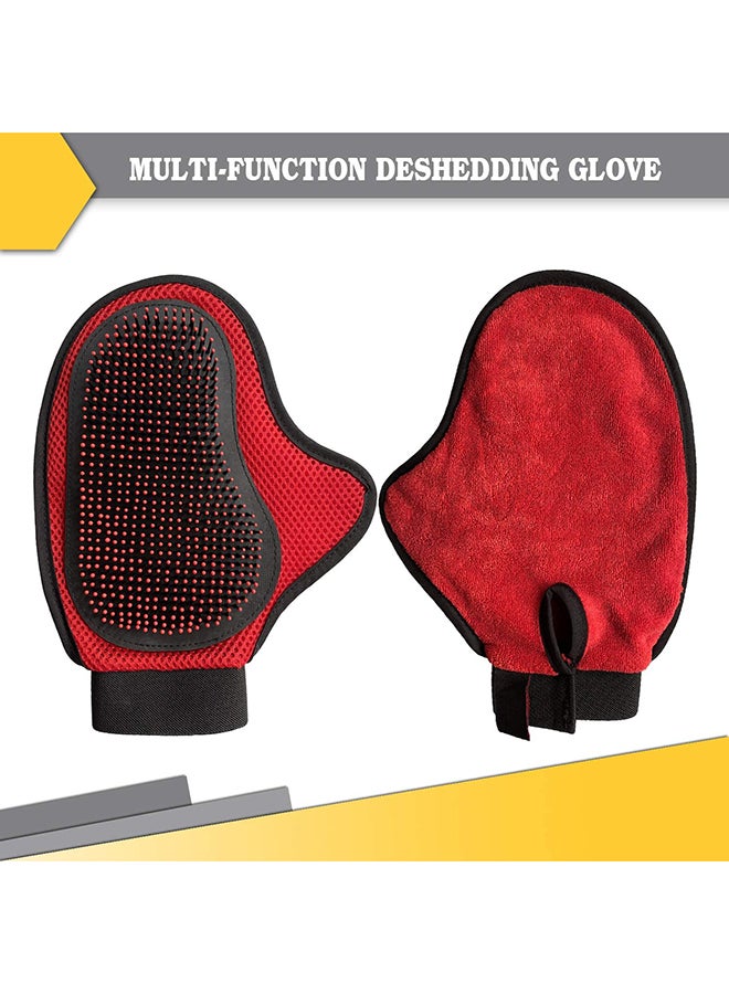 فرشاة للعناية بشعر الحيوانات الأليفة متعددة الألوان 9بوصة - Image 2