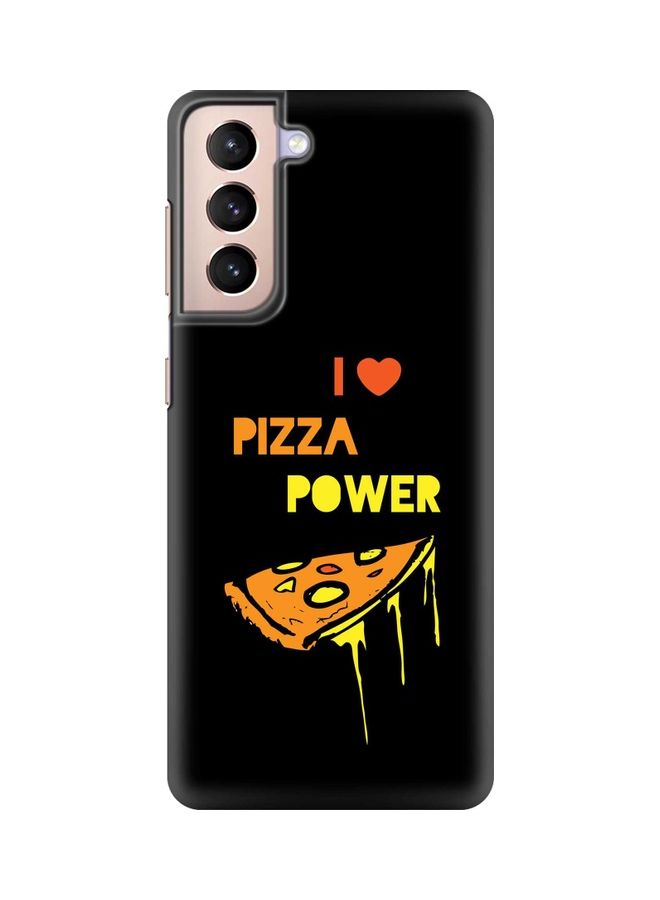 I Love Pizza Case Cover For Samsung Galaxy S21 5G Multicolour