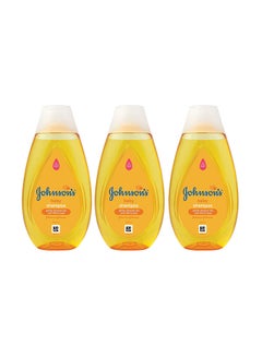 3-Piece No More Tears Baby Shampoo For New Born-600 Ml, Yellow, 30499148 - v1614167266/N43926494A_1