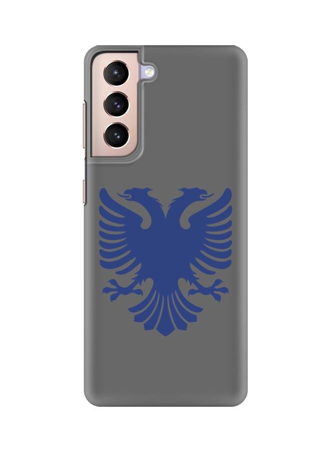 Stylizedd Albanian Eagle Case Cover For Samsung Galaxy S21 5G Grey - Image 1