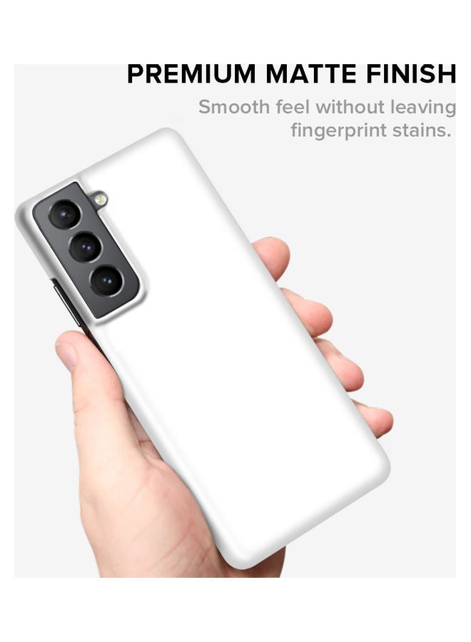 Stylizedd Marble Print Classic Case Cover For Samsung Galaxy S21 Plus 5G Grey - Image 5