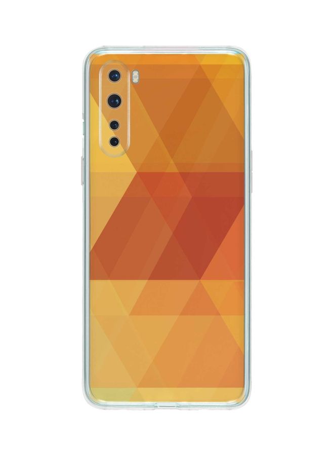 ستايلايزد غطاء حماية من سلسلة كلاسيك بطبعة درجات اللون الأصفر لهاتف ون بلس نورد برتقالي - Image 1
