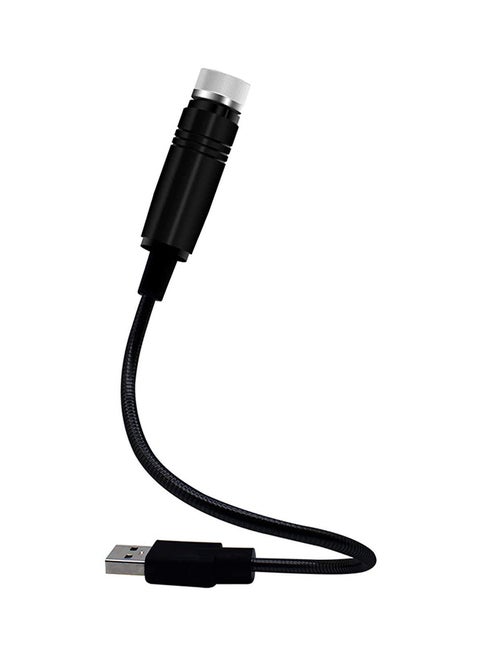 USB LED Laser Projection Atmosphere Light Black 2.4cm