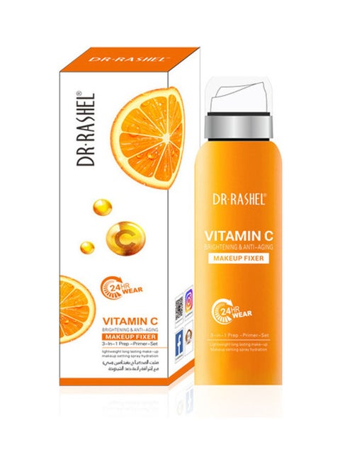 Vitamin C Brightening & Anti-Aging Makeup Fixer Orange 160ml