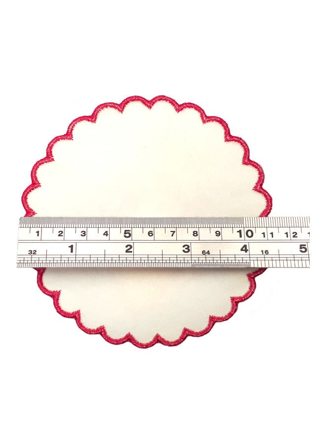 Alwan Ramadan Kareem Fabric Coaster Set of 6 Multicolour 11cm - Image 3