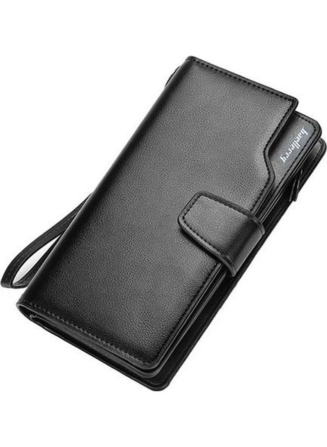 baellerry Long Leather Wallet Black  - Image 1