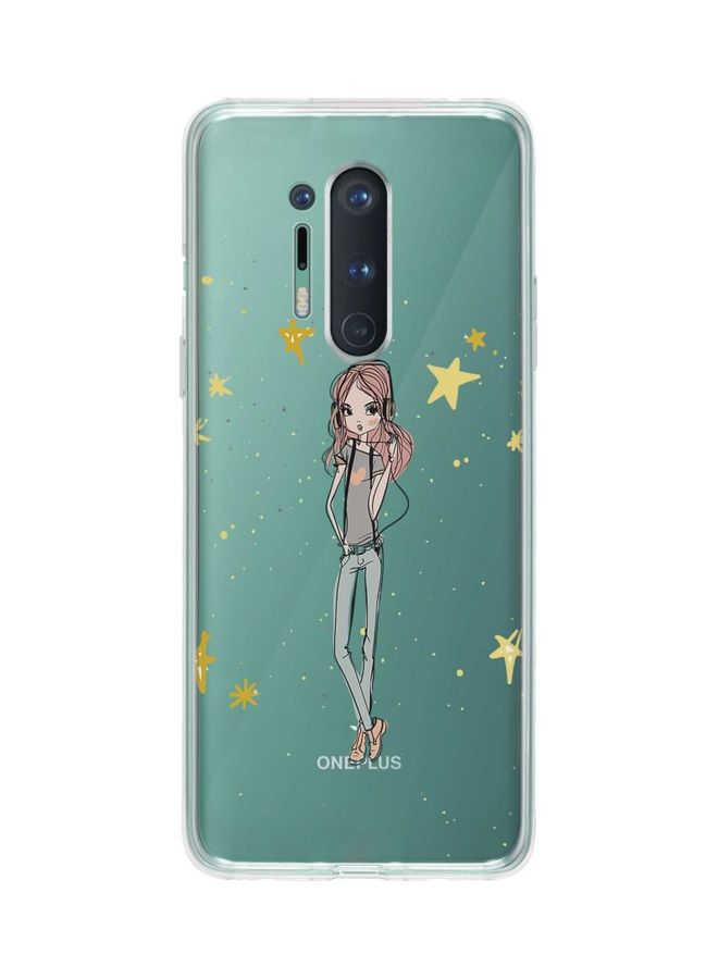 Stylizedd Girl Next Door Classic Case Cover For Oneplus 8 Pro Clear - Image 1