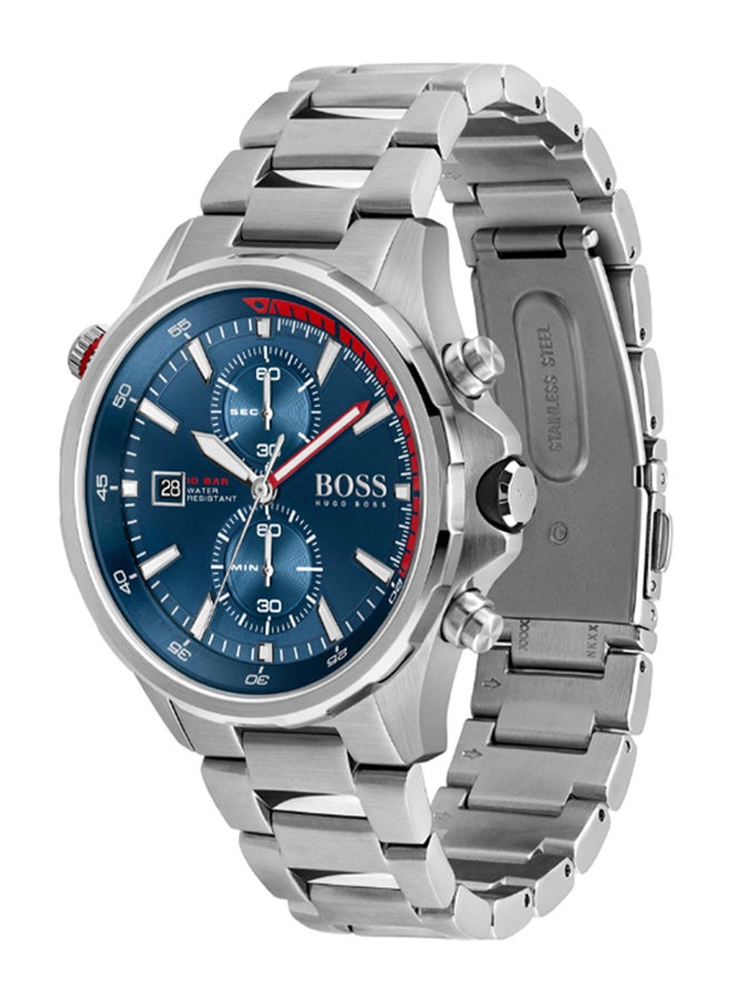 HUGO BOSS - Men's Globetrotter Water Resistance Stainless Steel Analog Watch 1513823 - Image 1
