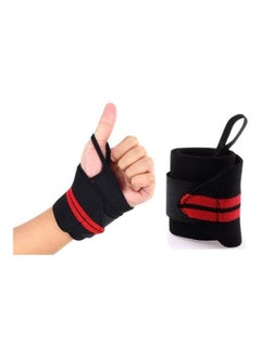 Generic A Pair Of Adjustable Sports Wrist Wraps Support Band, Compression Brace Straps Effective For Carpal Tunnel, Weight Lifting, Boxing, Gymnastics, Typing And Wrist Guard  - Image 2