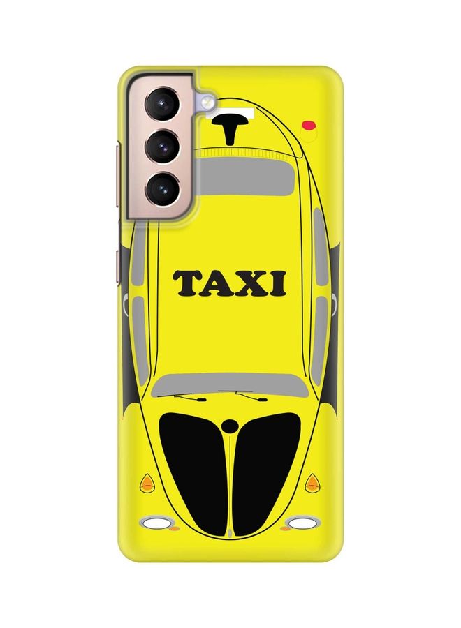 Stylizedd Taxi Case Cover For Samsung Galaxy S21 Plus 5G Yellow