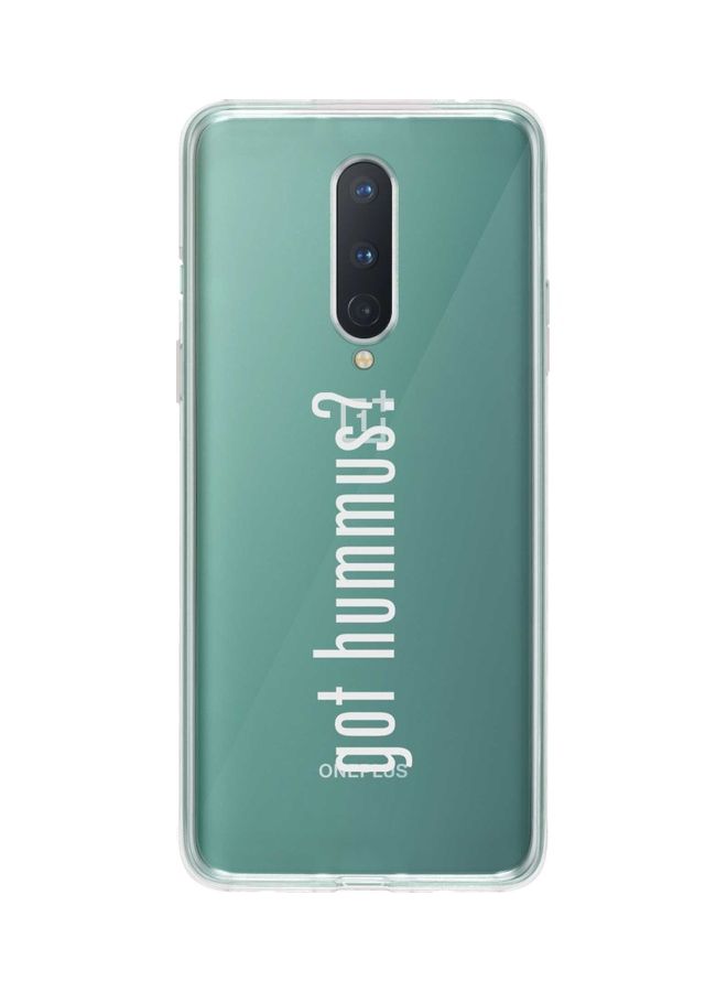 Stylizedd Got Hummus Classic Case Cover For Oneplus 8 Clear - Image 1