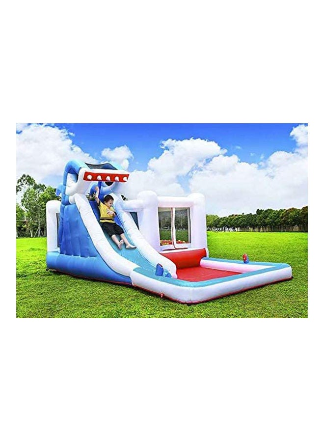 رينبو تويز زحليقة على شكل سمكة قرش 480 X 280 X 225سم - Image 1