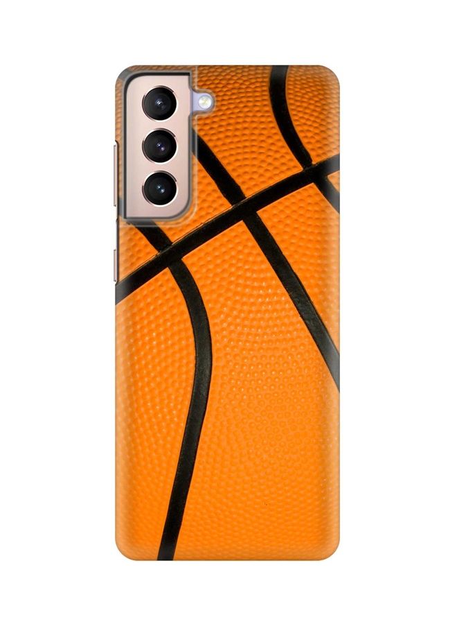 Stylizedd Basketball Case Cover For Samsung Galaxy S21 Orange