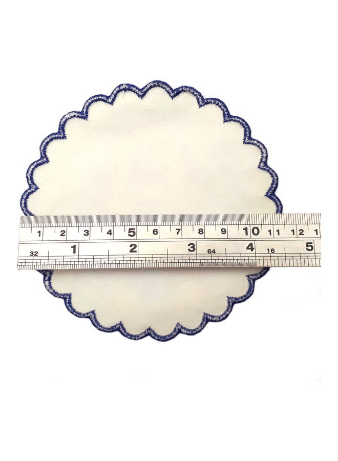 Alwan Ramadan Kareem Fabric Coaster Set of 4 Multicolour 11cm - Image 2