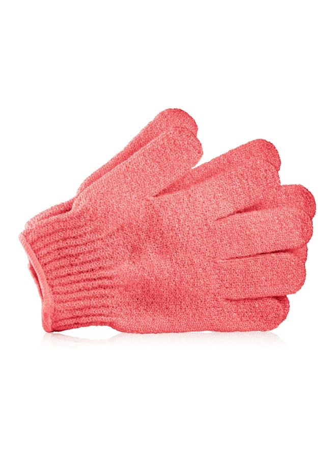 THE BODY SHOP Pack Of 2 Bath Gloves Pink 18cm  - Image 2