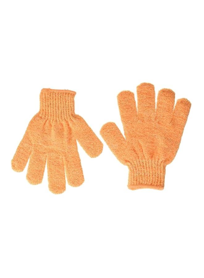 THE BODY SHOP 2-Piece Bath Gloves Orange 18cm  - Image 3