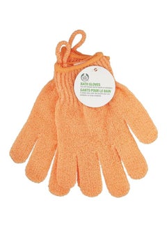 THE BODY SHOP 2-Piece Bath Gloves Orange 18cm  - Image 4