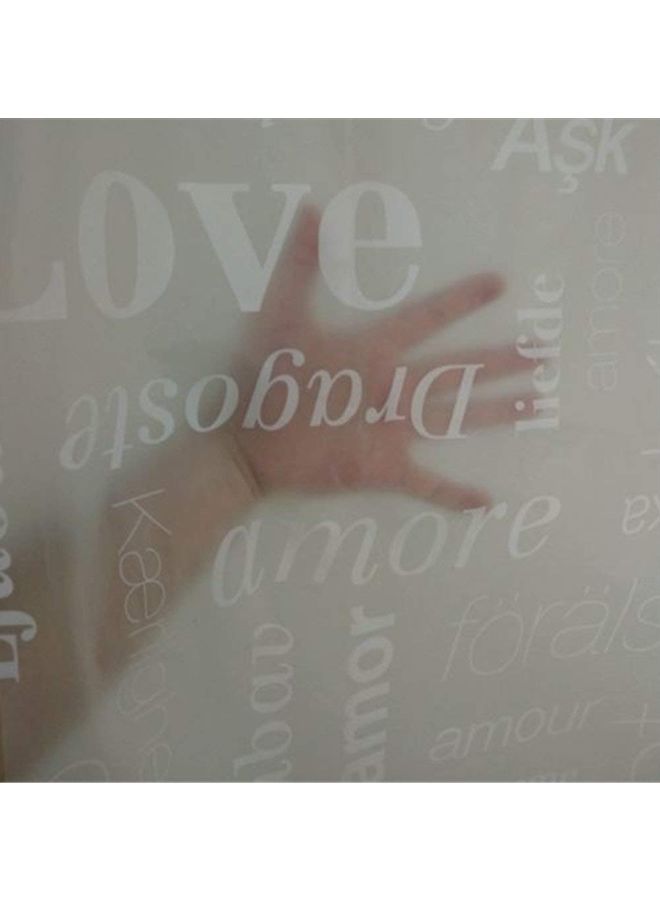 Voberry Waterproof Bathroom Shower Curtain Grey/White 10x5x250cm - Image 3