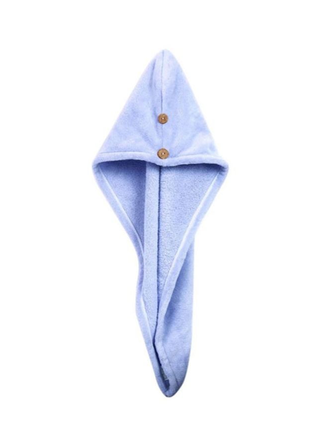 Generic Quick-Drying Salon Hair Towel Blue 24x64cm  - Image 1