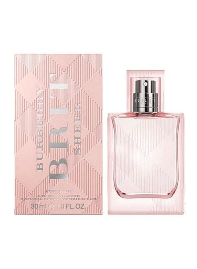 BURBERRY Brit Sheer EDT 30ml - Image 2