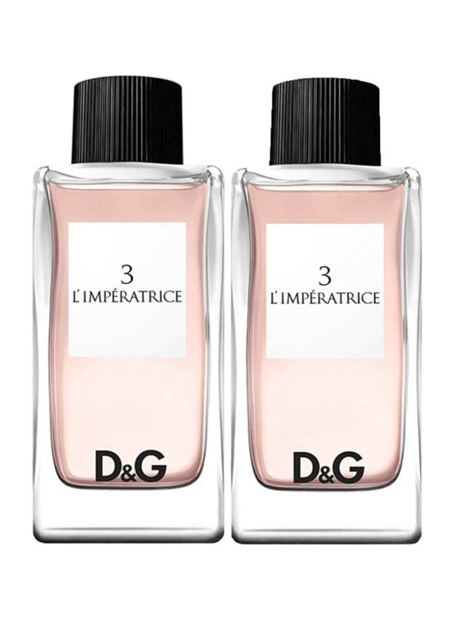 Dolce & Gabbana - 2-Piece 3 L'Imperatrice EDT Gift Set 2x100ml - Image 1