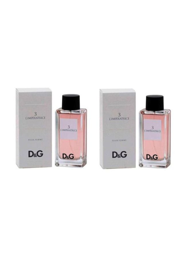 Dolce & Gabbana - 2-Piece 3 L'Imperatrice EDT Gift Set 2x100ml - Image 1