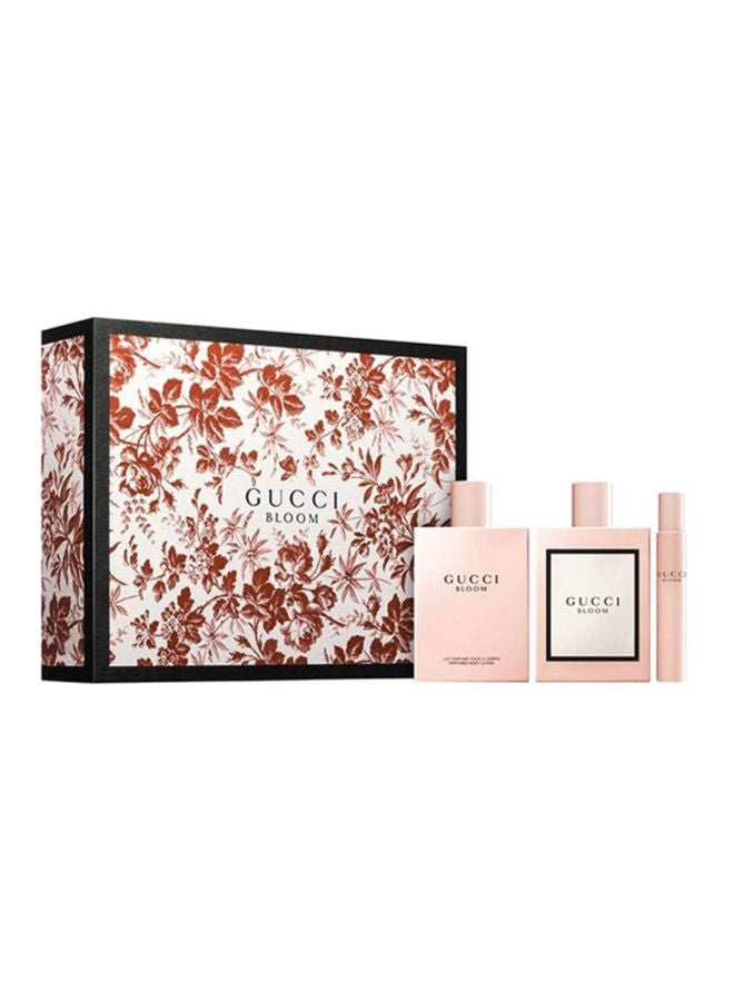 GUCCI 3-Piece Bloom Gift Set EDP Spray 100, Body Lotion 100, Mini Roll-On EDP 7.4ml - Image 2