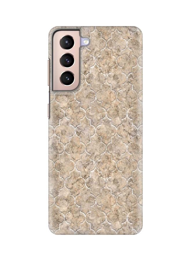 ستايلايزد غطاء حماية لهاتف سامسونج جالاكسي S21 5G بيج - Image 1