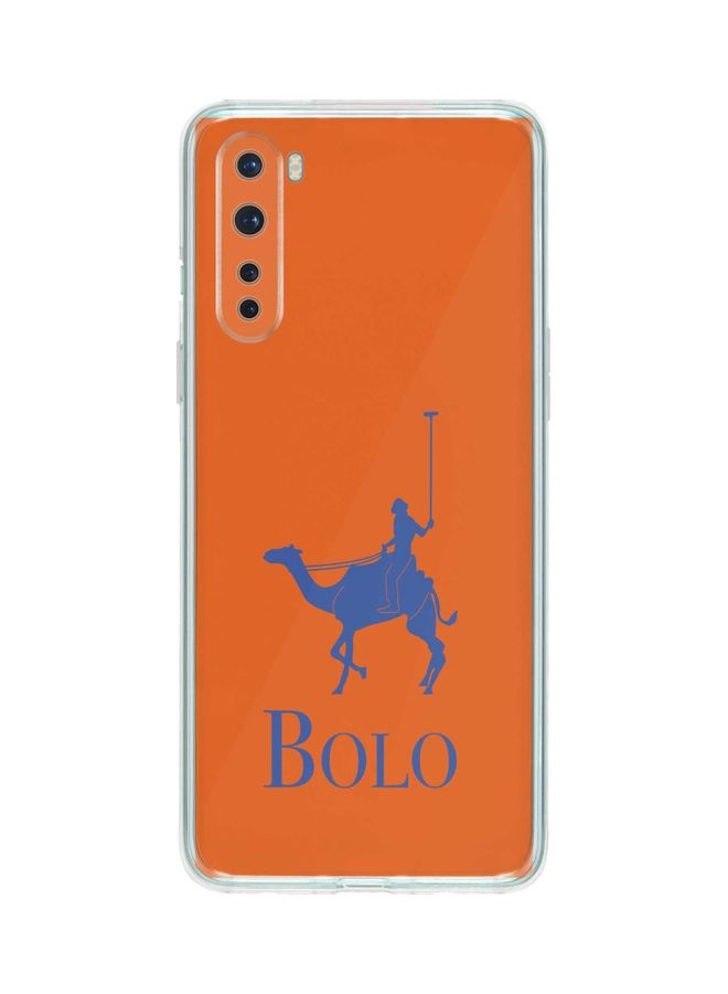 ستايلايزد غطاء حماية كلاسيكي مطبوع عليه كلمة "Bolo" لهاتف ون بلس نورد برتقالي - Image 1