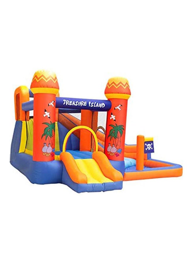 Treasure Island Bouncy Castles Slides 340 X 330 X 195cm