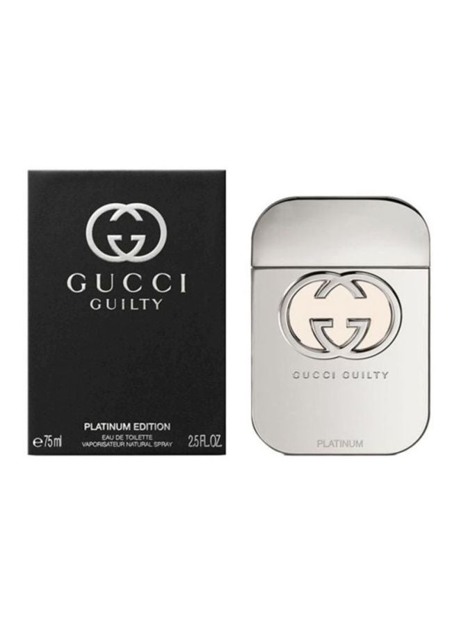 غوتشي ماء تواليت جيلتي بلاتينيوم 75ملليلتر - Image 2