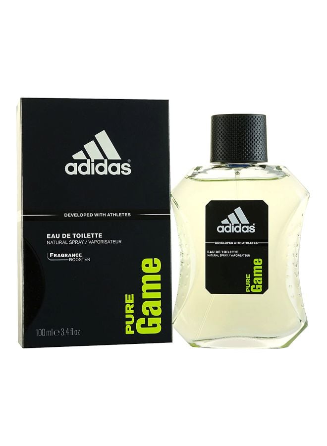 اديداس مجموعة بيور جيم المكونة من أو دي تواليت وبخاخ جسم مزيل للعرق متعدد الألوان Deodorant(150),EDT(100)ملليلتر - Image 2