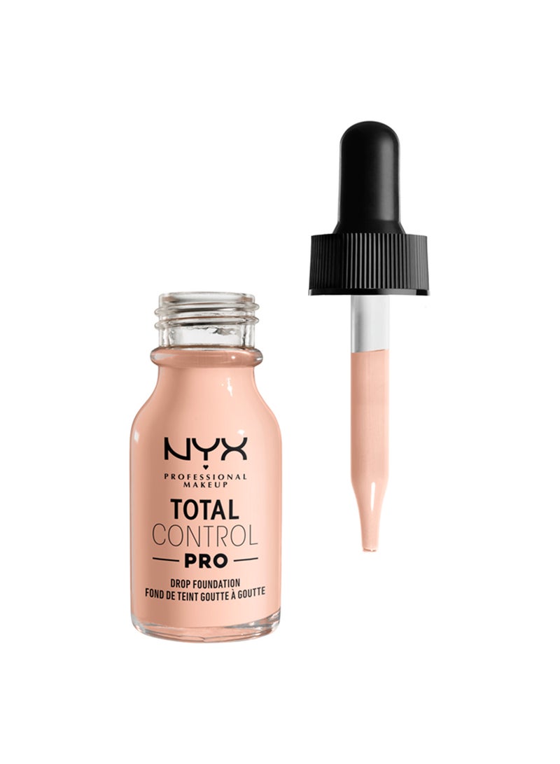 NYX PROFESSIONAL MAKEUP - Total Control Pro Drop Foundation Light Porcelain 1.3 - Image 1
