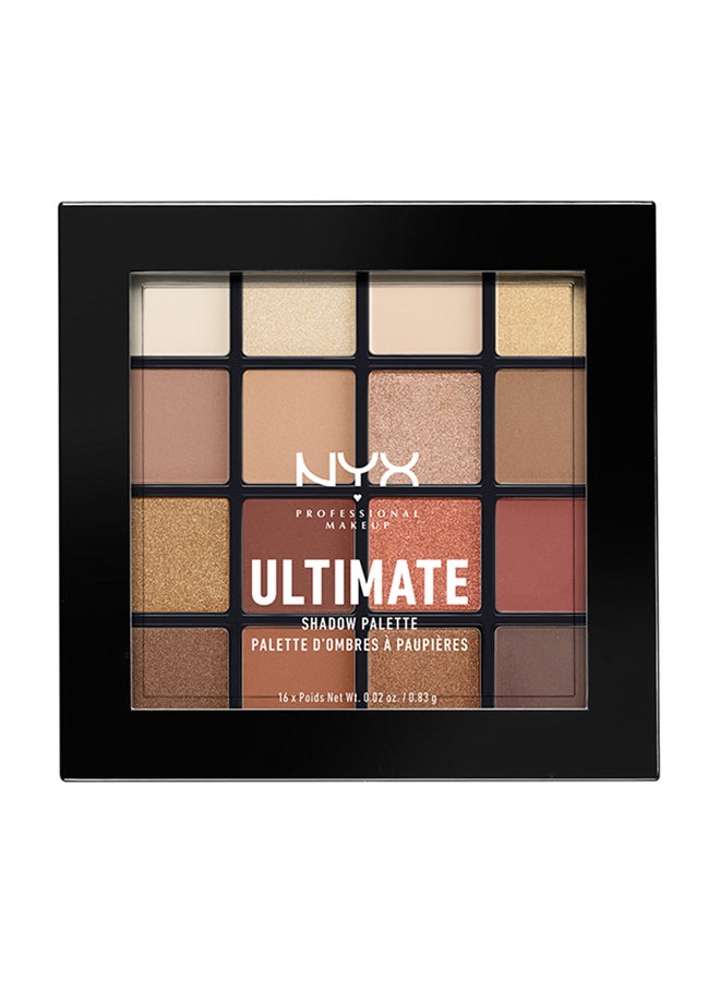 NYX PROFESSIONAL MAKEUP - Ultimate Multi-Finish Eye Shadow Palette 03 Warm Neutrals - Image 1