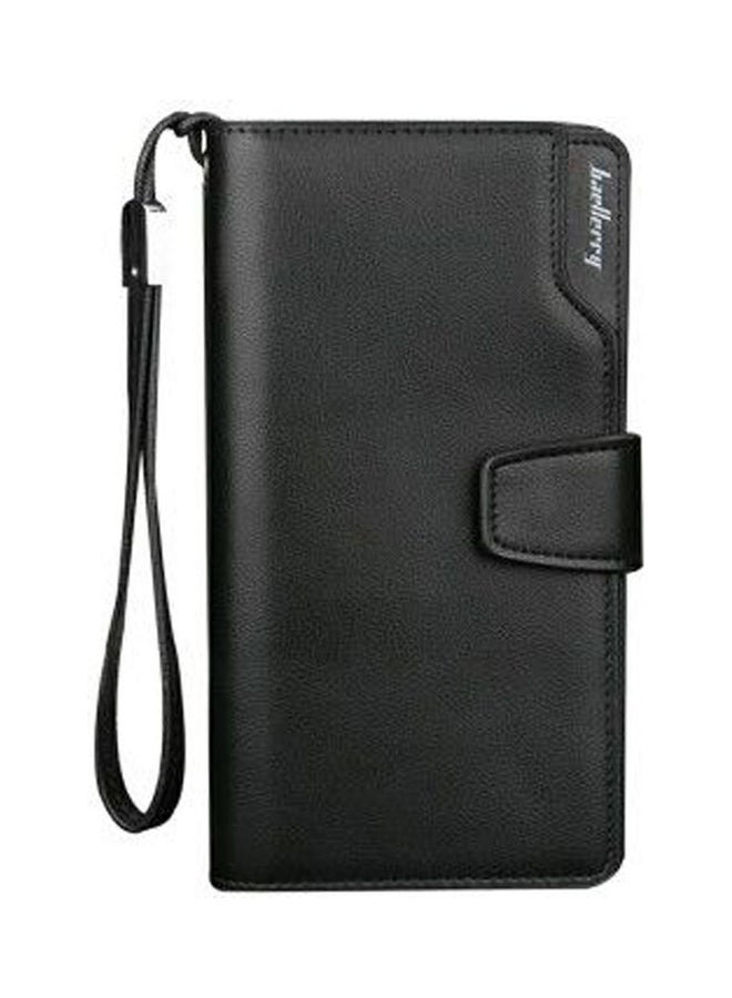 Generic Business Casual Long Leather Wallet - Multifunction Black  - Image 1