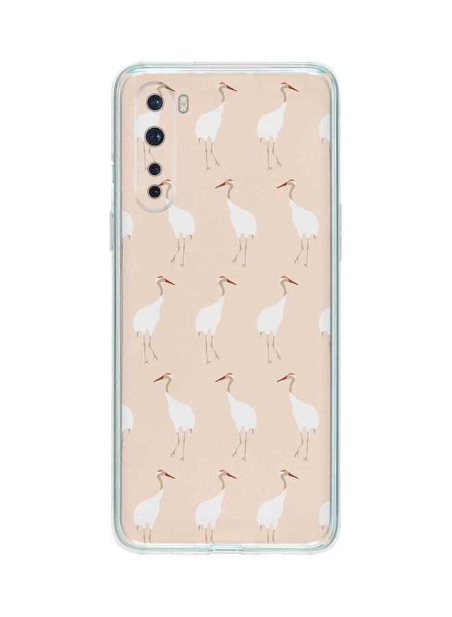 Stylizedd Classic Clear Series Frozen Turkey Printed Soft TPU Gel Thin Flexible Case Cover For OnePlus Nord Beige - Image 1
