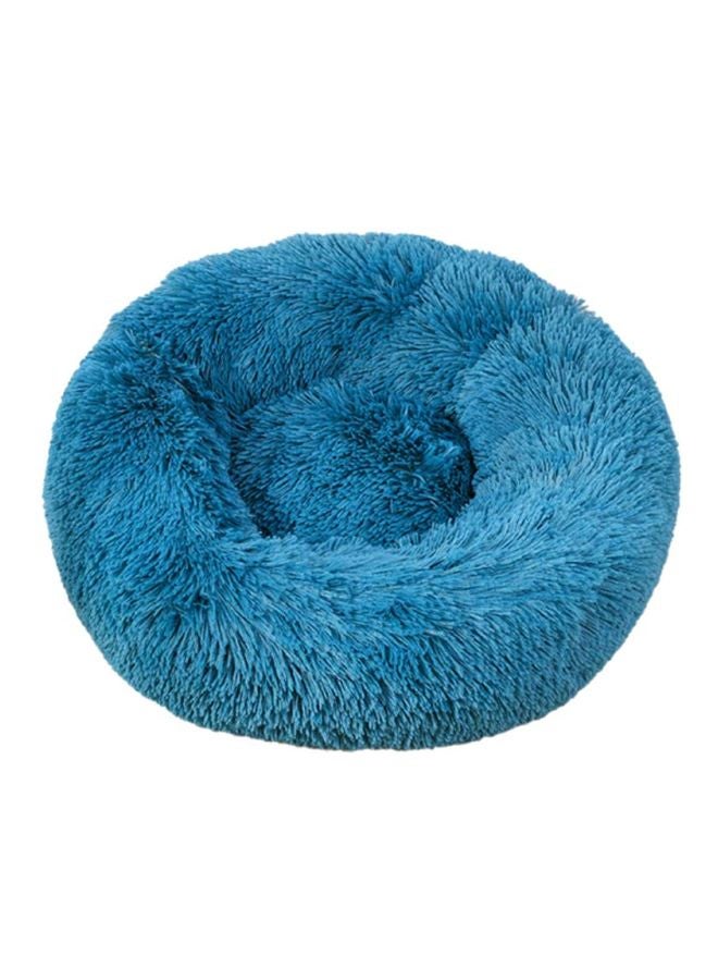 Donut Style Soft Plush Pet Bed Petrol Blue 12x12x5inch - v1614175698/N38828827A_1