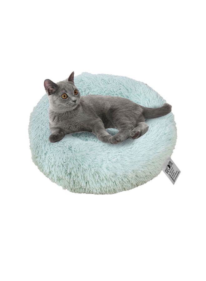 Decdeal Donut Style Soft Plush Pet Bed Mint Green 70x70cm - Image 2