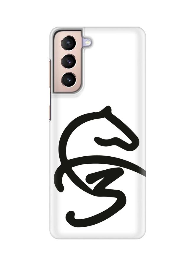 Stylizedd Protective Case Cover Samsung Galaxy S21 5G White/Black 