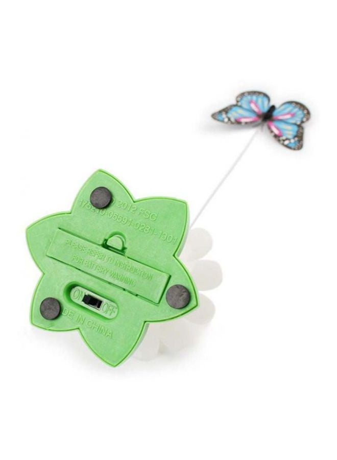 Beauenty Electric Rotating Butterfly Pet Toy Green/White/Yellow - Image 2