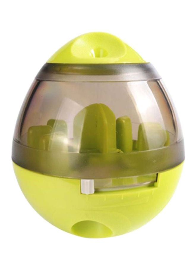 بيوينتي لعبة مغذية بتصميم كرة تقوم بتوزيع قدر ضئيل من الطعام شفاف / أخضر 11.7x10سم - Image 1