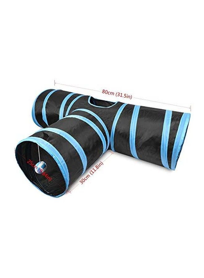 Beauenty Cross Tunnel Cat Toy Black/Blue - Image 5