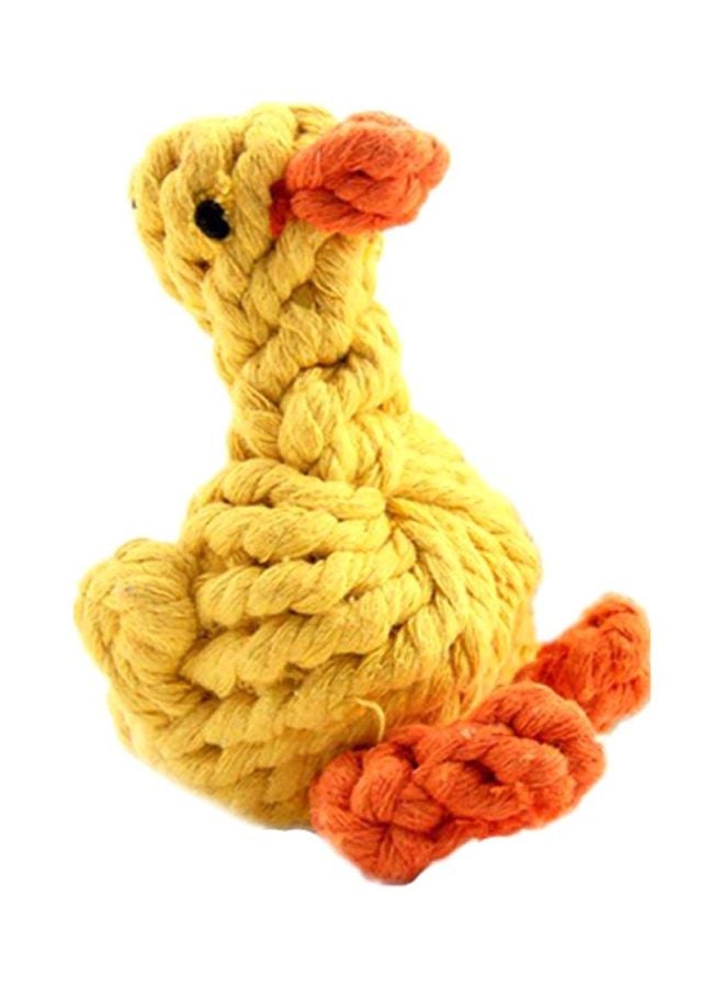 Beauenty Cotton Duck Shaped Teaser Toy Yellow/Orange - Image 1