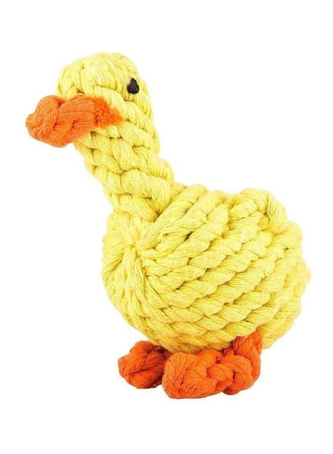 Beauenty Cotton Duck Shaped Teaser Toy Yellow/Orange - Image 2
