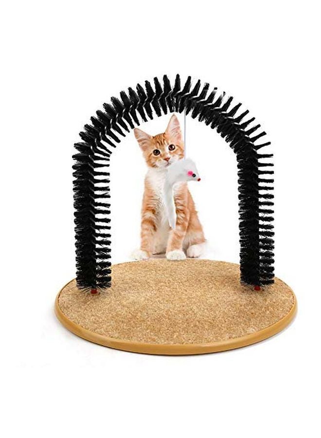 بيوينتي لعبة عملية مناسبة لزحف وخربشة القطط أسود / بيج - Image 2